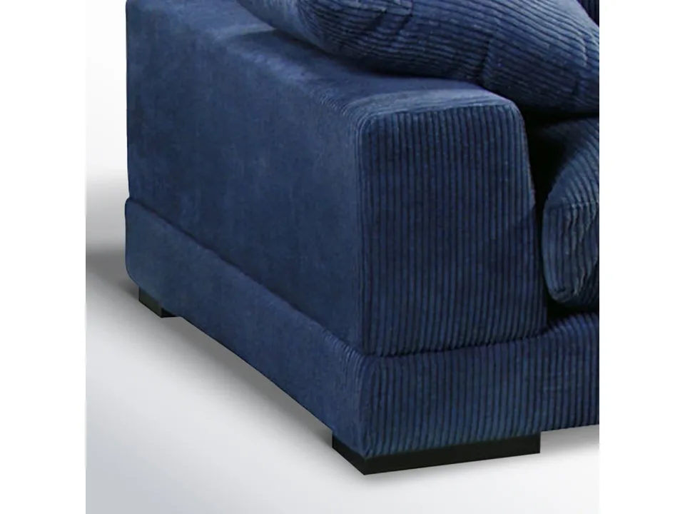 Угловой диван Lonsdale 375×168×86 см обитый кордрой из массива 6