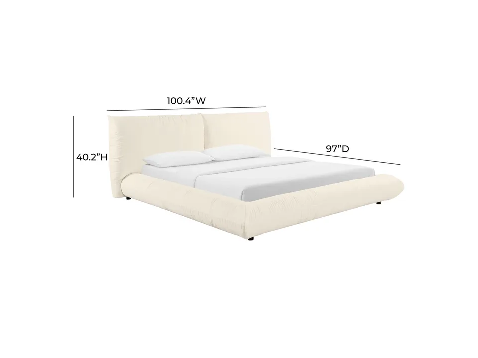 Кровать Riata 102×246×255 см обитая King размер 5