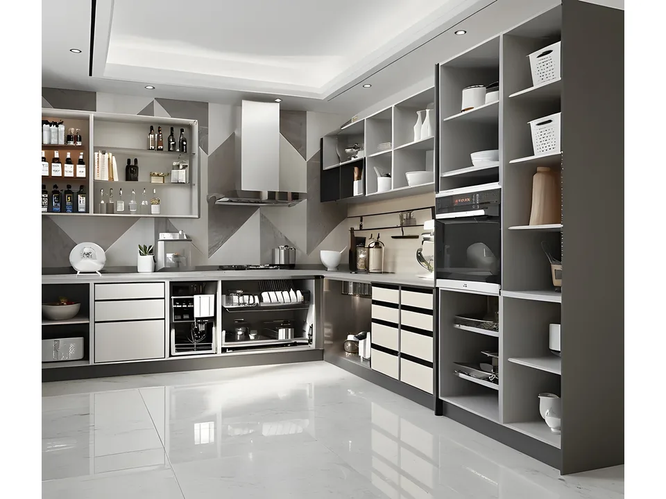 Кухня Gloss Grey 3