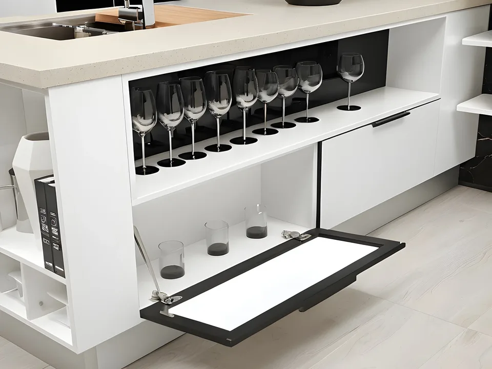 Кухня Glass White 4
