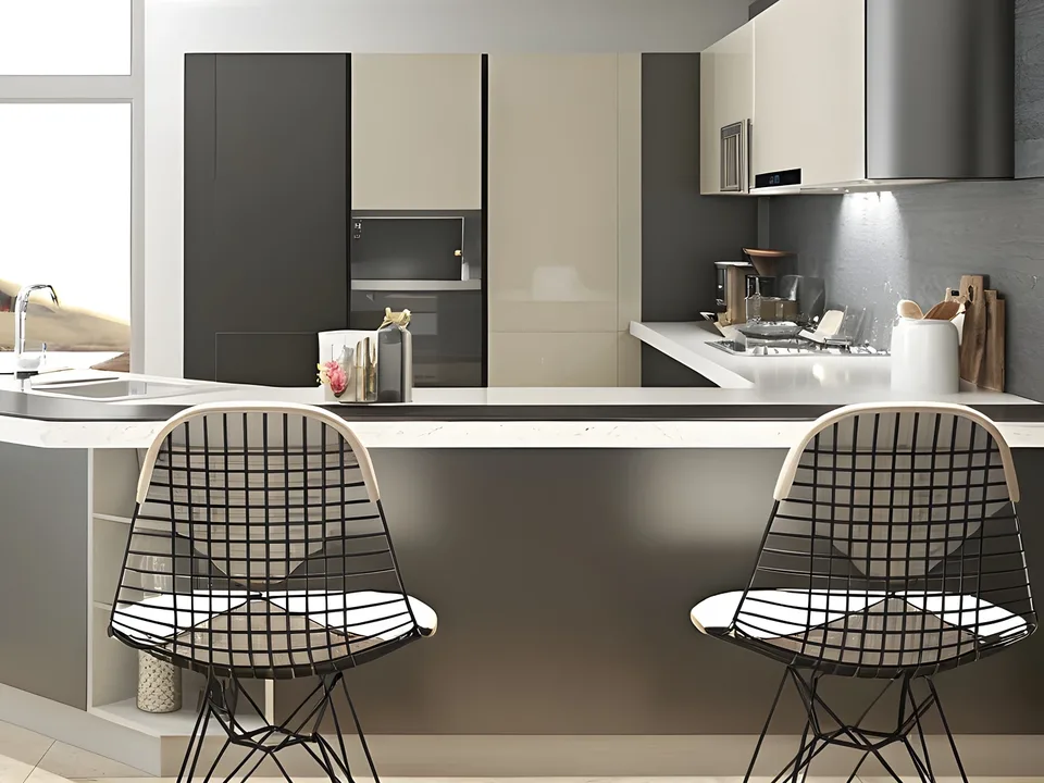 Кухня Mirror Grey 6