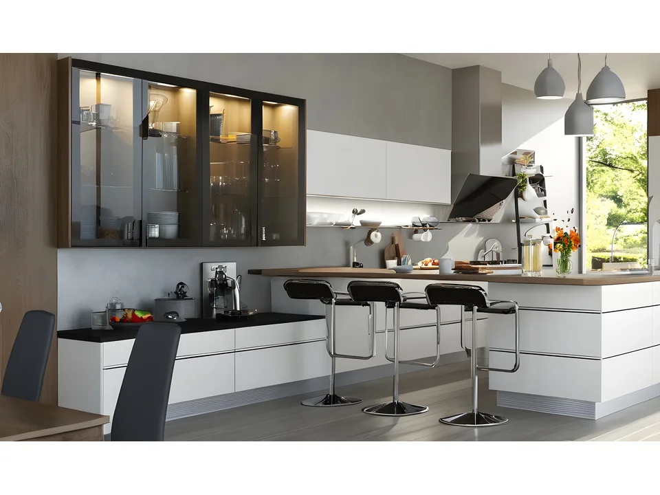 Кухня Gloss White 1