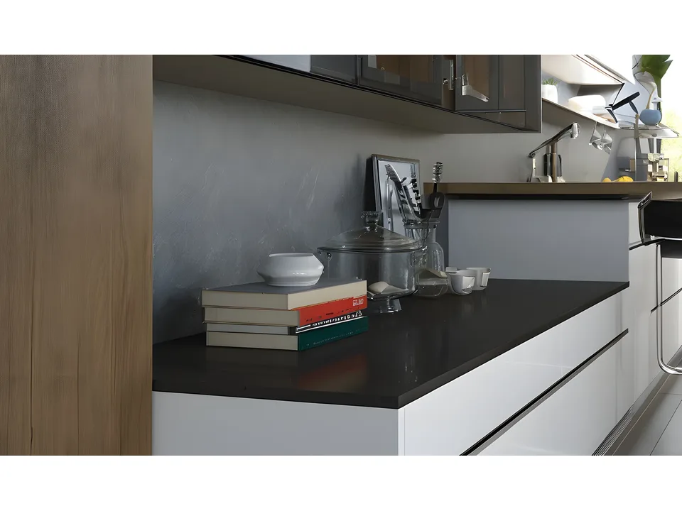 Кухня Gloss White 9