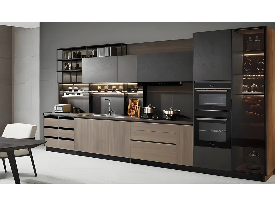 Кухня Grey Wood 3