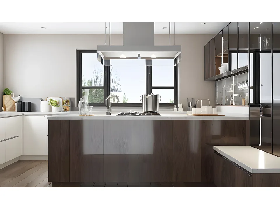 Кухня Brown Gloss 1