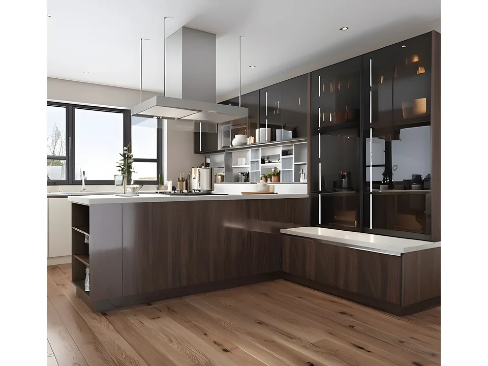 Кухня Brown Gloss 4